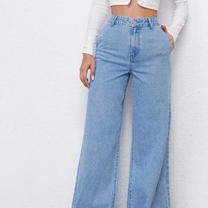 SHEIN High Waist Palazzo Jeans